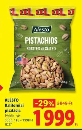 ALESTO Kaliforniai pisztácia