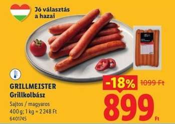 GRILLMEISTER Grillkolbász