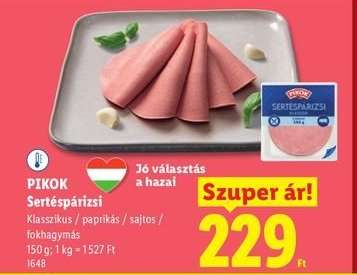 PIKOK Sertéspárizsi