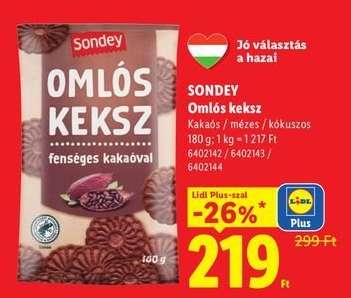 SONDEY Omlós keksz