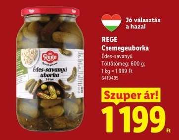 REGE csemegeuborka