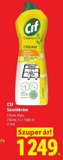 CIF Súrolókrém