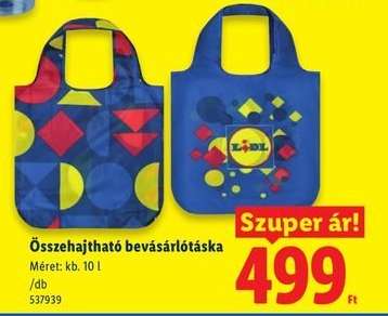 Összehajtható bevásárlótáska