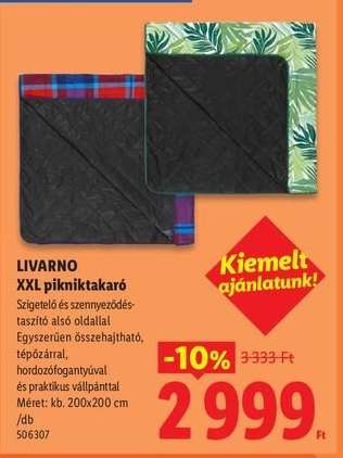 LIVARNO XXL pikniktakaró