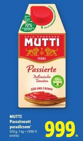 MUTTI PASSZÍROZOTT PARADICSOM