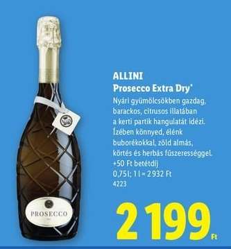 ALLINI Prosecco Extra Dry*