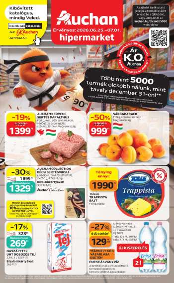 Újság Auchan - 2026.06.25 - 2026.07.01.