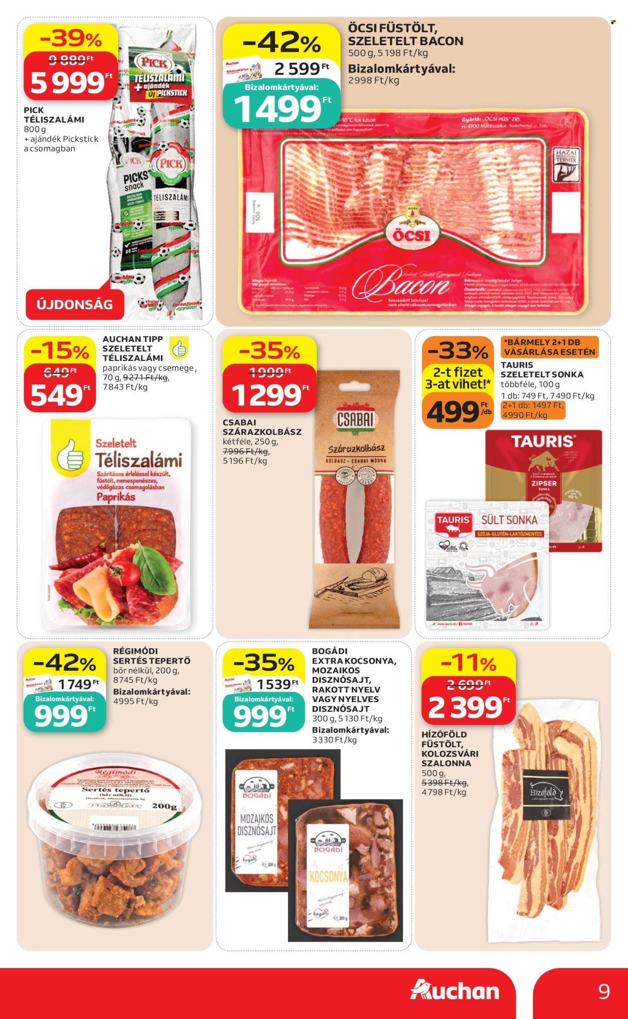 Auchan akciós újságok - 2026.06.25 - 2026.07.01. Oldal 9
