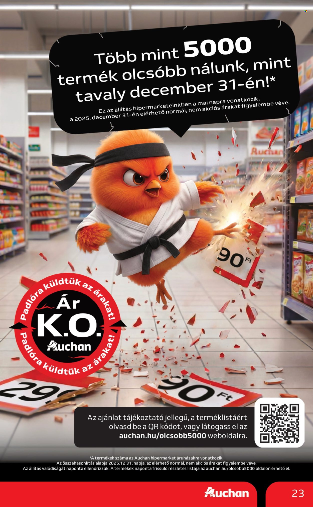 Auchan akciós újságok - 2026.06.25 - 2026.07.01. Oldal 23