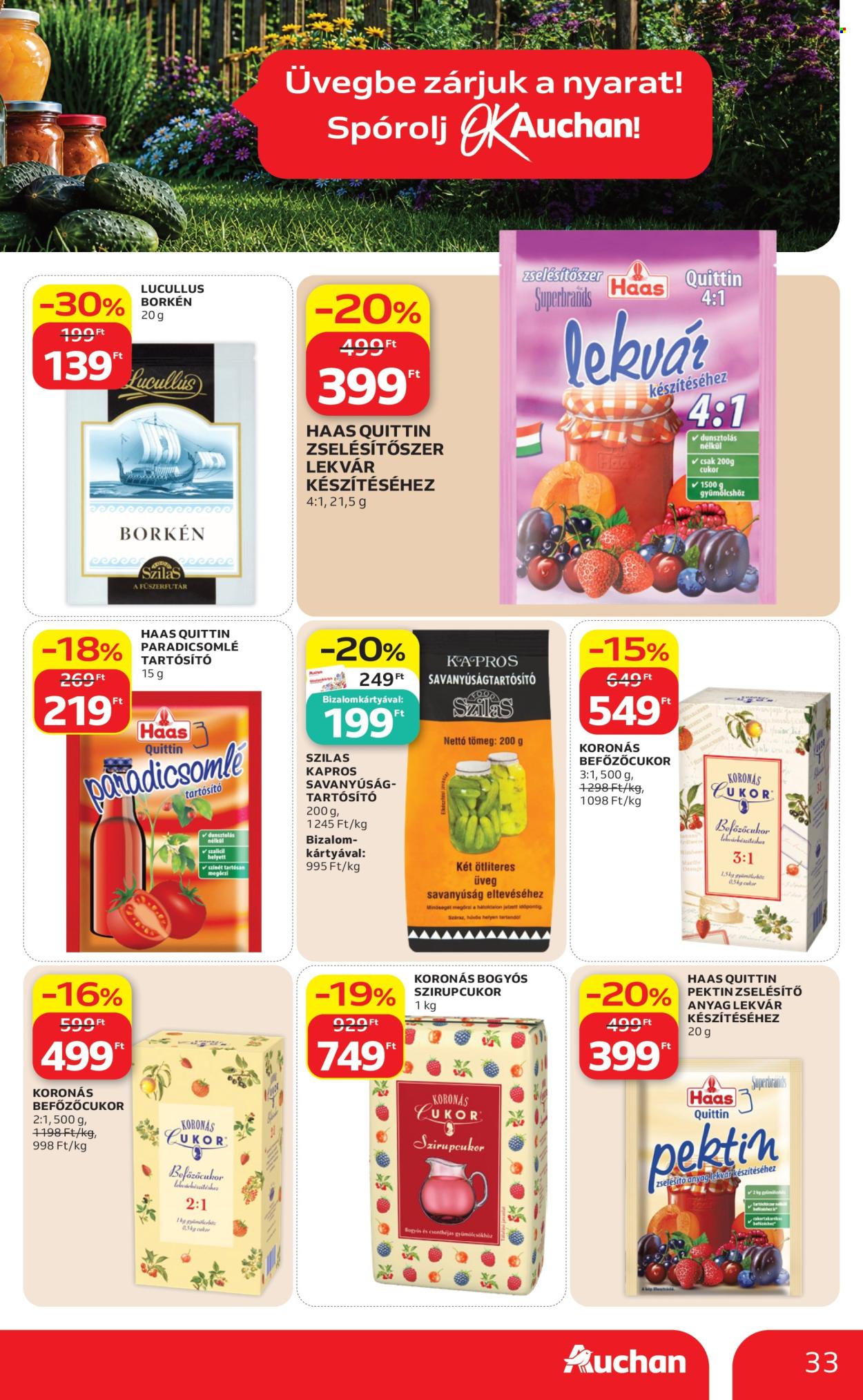 Auchan akciós újságok - 2026.06.25 - 2026.07.01. Oldal 33