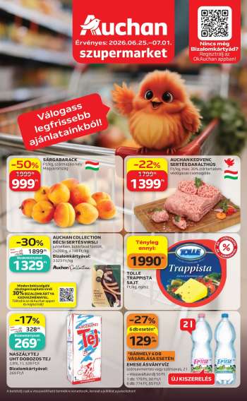Újság Auchan - 2026.06.25 - 2026.07.01.