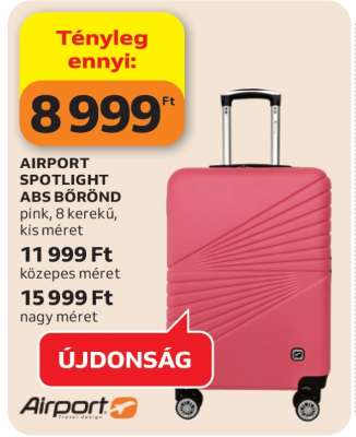 AIRPORT SPOTLIGHT ABS BŐRÖND