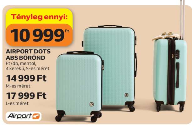 AIRPORT DOTS ABS BŐRÖND