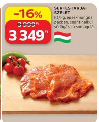Sertéstarja szelet
