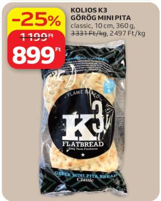 KOLIOS K3 GÖRÖG MINI PITA