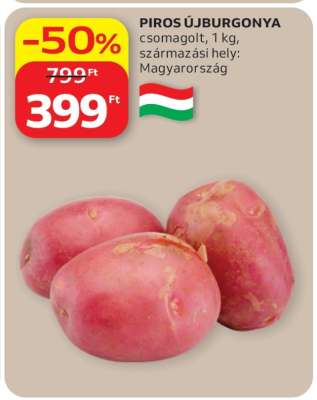 Piros újburgonya