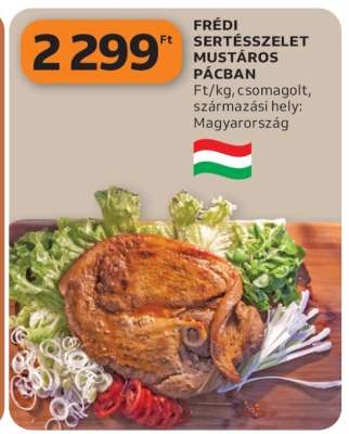 FRÉDI SERTÉSSZELET MUSTÁROS PÁCBAN