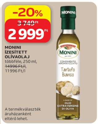 MONINI ÍZESÍTETT OLÍVAOLAJ