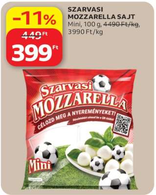 Szarvasi Mozzarella sajt