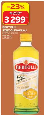 BERTOLLI SZŰZ OLÍVAOLAJ