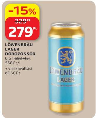 Löwenbräu Lager Dobozos Sör