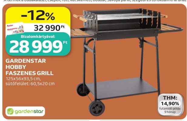 GARDENSTAR HOBBY FASZENES GRILL