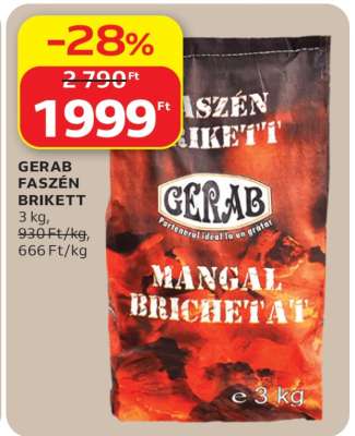 GERAB FASZÉN BRIKETT