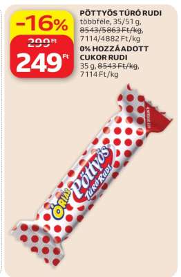PÖTTYÖS Túró Rudi