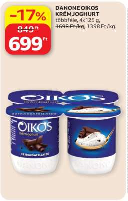 DANONE Oikos krémjoghurt