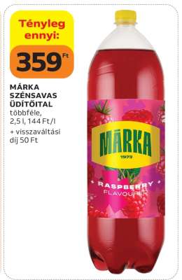 Márka Szénsavas Üdítőital