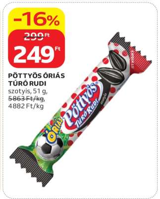 Pöttyös Óriás Túró Rudi
