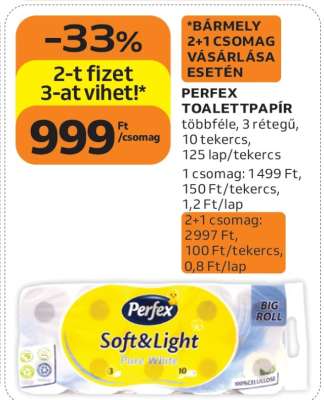 PERFEX TOALETTPAPÍR