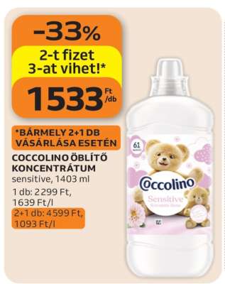 Coccolino Öblítő Koncentrátum