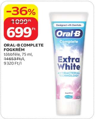 ORAL-B COMPLETE FOGKRÉM