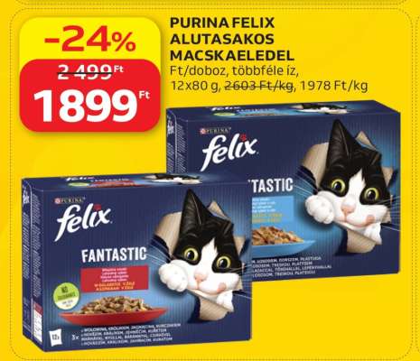 PURINA FELIX ALUTASAKOS MACSKAELEDEL