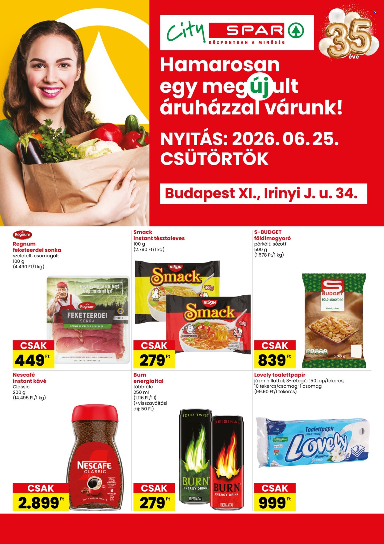 SPAR Szupermarket akciós újságok - 2026.06.25 - 2026.07.01. Oldal 1