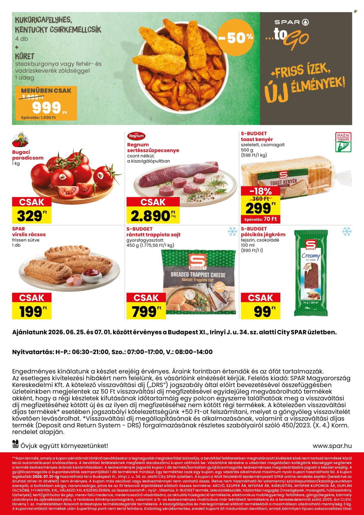 SPAR Szupermarket akciós újságok - 2026.06.25 - 2026.07.01. Oldal 2