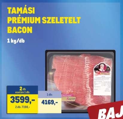 Tamási prémium szeletelt bacon