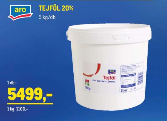 Aro Tejföl 20%