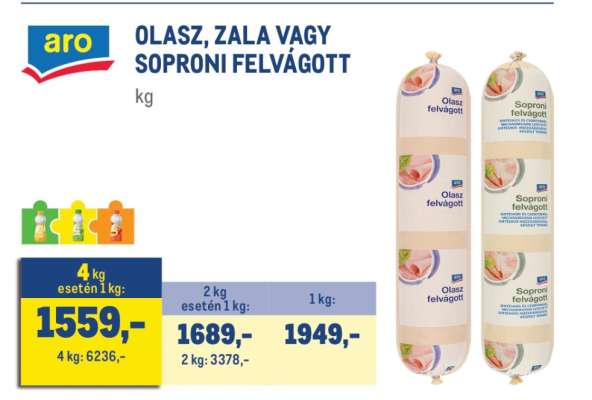 Aro Olasz, Zala vagy Soproni Felvágott