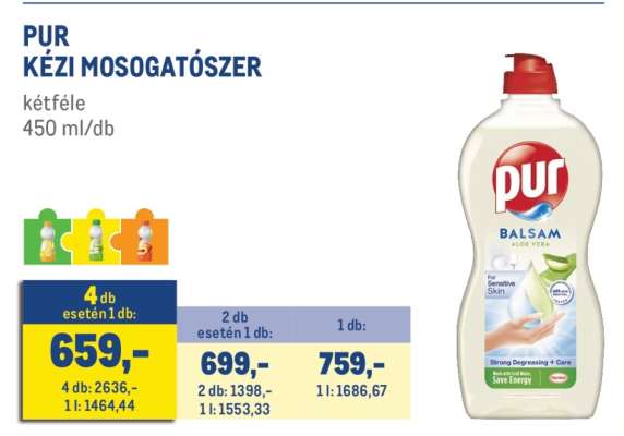 Pur kézi mosogatószer