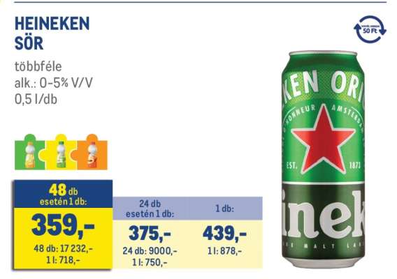 Heineken sör