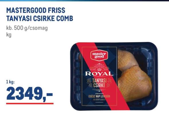 MASTERGOOD FRISS TANYASI CSIRKE COMB