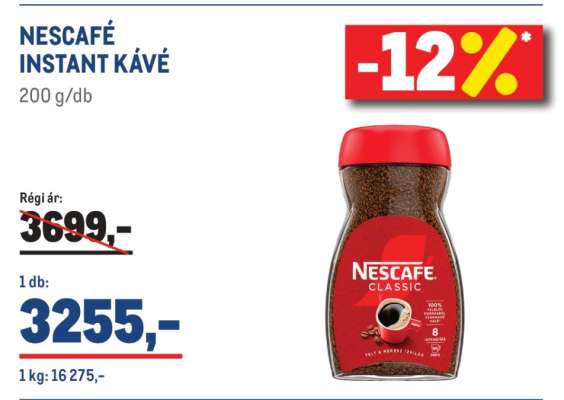 NESCAFÉ﻿﻿ Instant kávé*