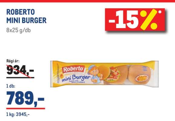 ROBERTO MINI BURGER