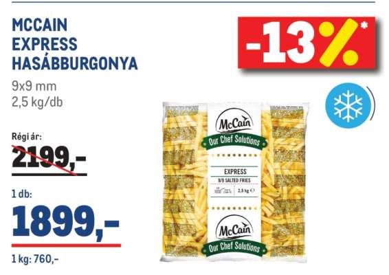 MCCAIN EXPRESS HASÁBBURGONYA