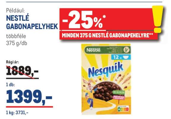 Nestlé Gabonapelyhek
