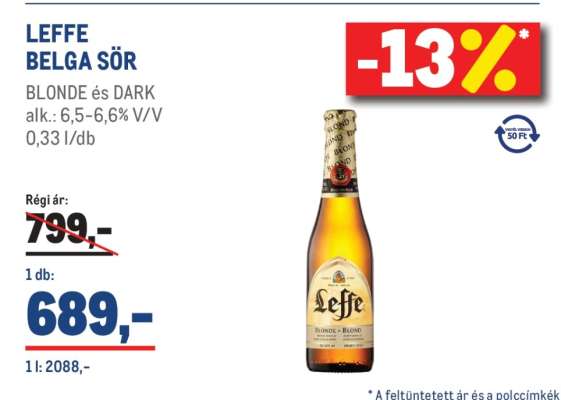 LEFFE BELGA SÖR