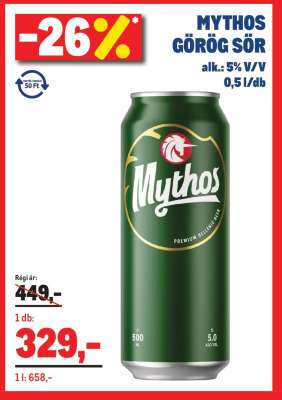 MYTHOS GÖRÖG SÖR