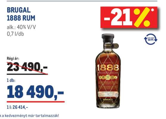 BRUGAL 1888 RUM